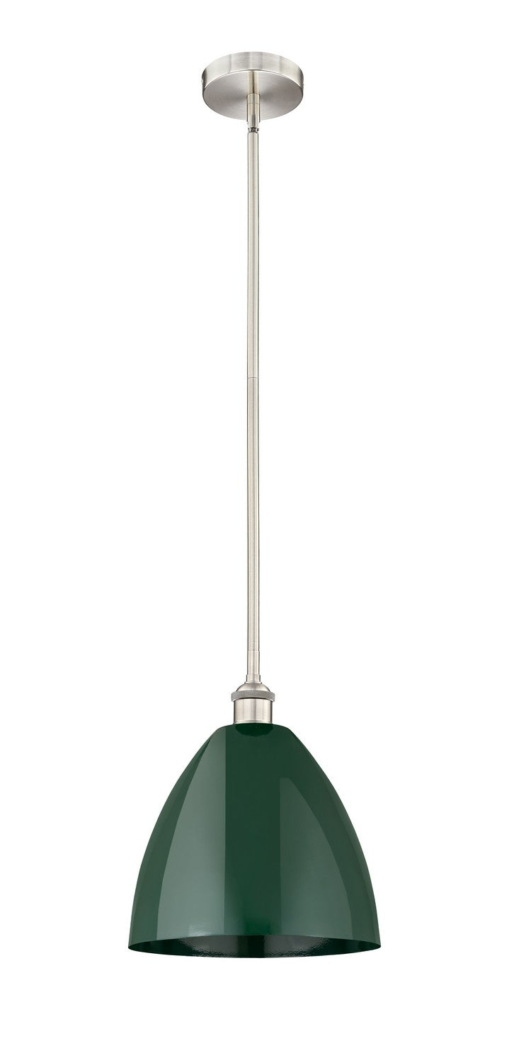Innovations 616-1S-SN-MBD-12-GR One Light Mini Pendant, Brushed Satin Nickel