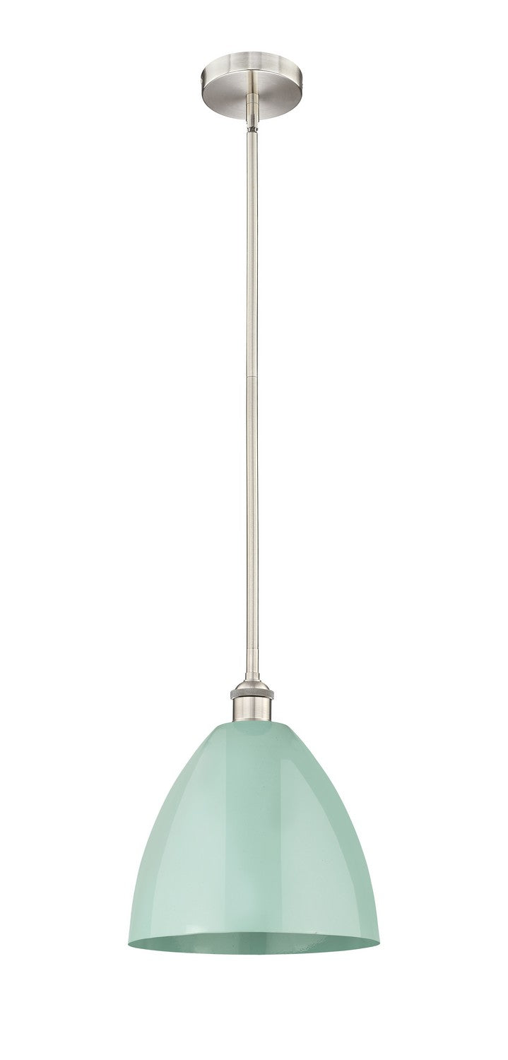 Innovations 616-1S-SN-MBD-12-SF One Light Mini Pendant, Brushed Satin Nickel