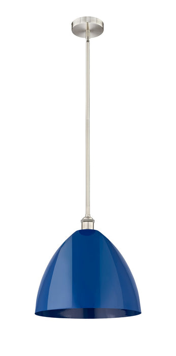 Innovations 616-1S-SN-MBD-16-BL One Light Mini Pendant, Brushed Satin Nickel
