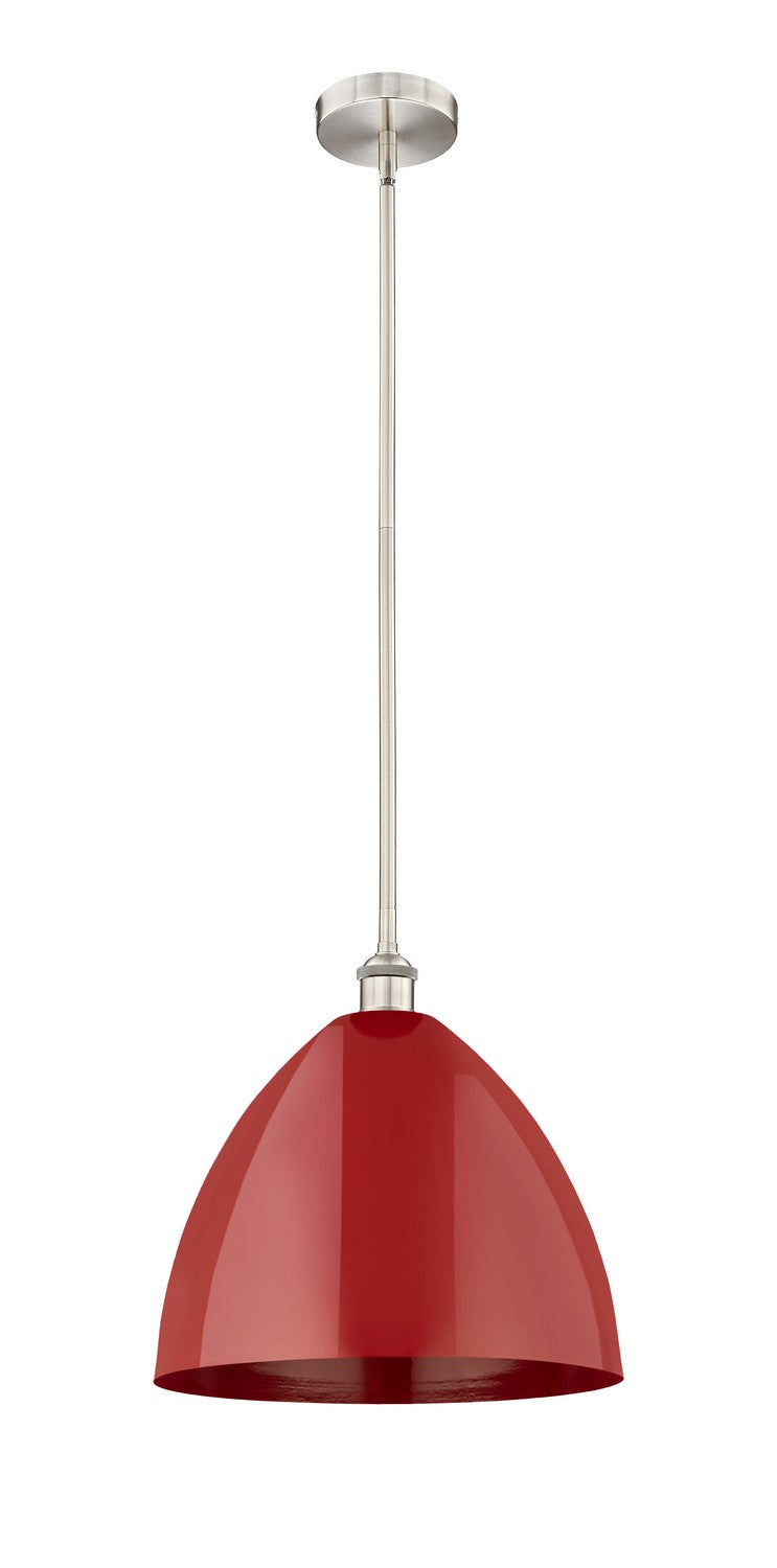 Innovations 616-1S-SN-MBD-16-RD One Light Mini Pendant, Brushed Satin Nickel