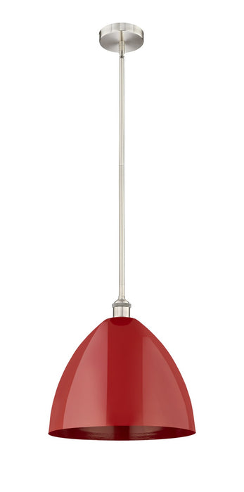 Innovations 616-1S-SN-MBD-16-RD One Light Mini Pendant, Brushed Satin Nickel