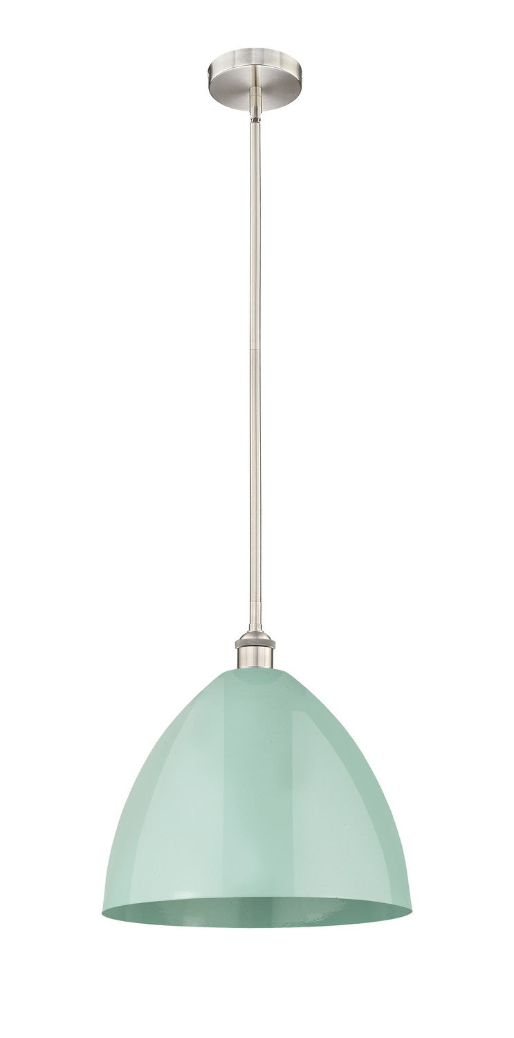 Innovations 616-1S-SN-MBD-16-SF One Light Mini Pendant, Brushed Satin Nickel