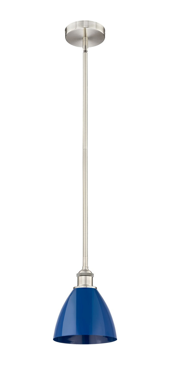 Innovations 616-1S-SN-MBD-75-BL One Light Mini Pendant, Brushed Satin Nickel