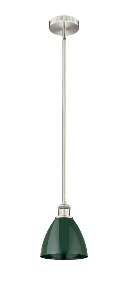 Innovations 616-1S-SN-MBD-75-GR One Light Mini Pendant, Brushed Satin Nickel