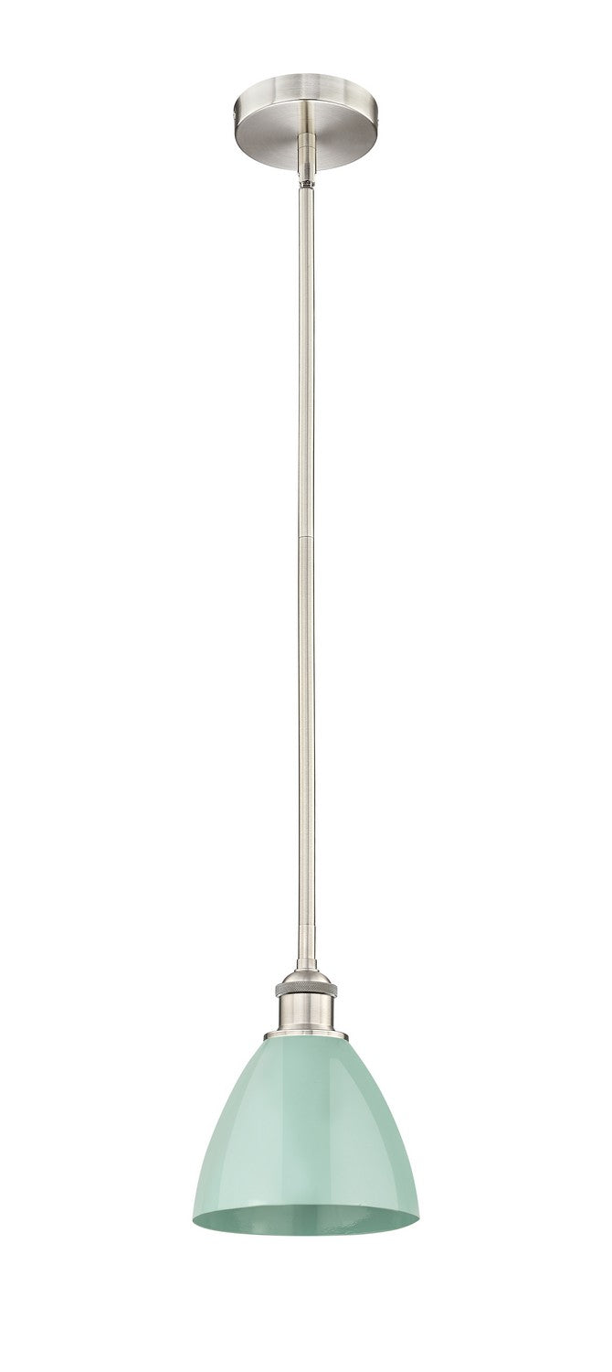 Innovations 616-1S-SN-MBD-75-SF One Light Mini Pendant, Brushed Satin Nickel