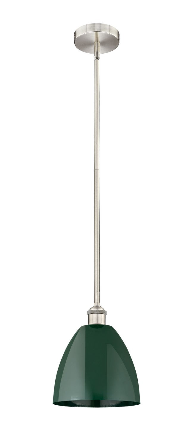 Innovations 616-1S-SN-MBD-9-GR One Light Mini Pendant, Brushed Satin Nickel