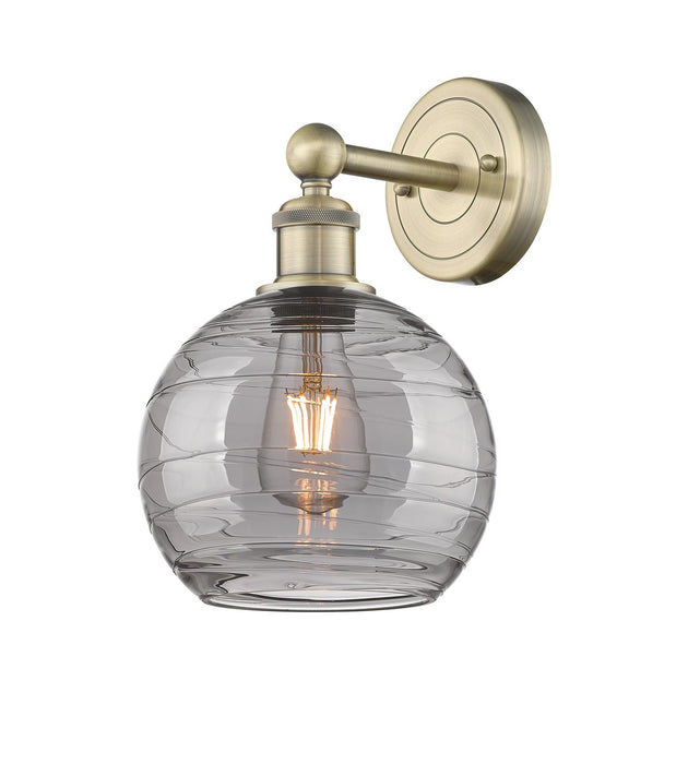 Innovations 616-1W-AB-G1213-8SM One Light Wall Sconce, Antique Brass