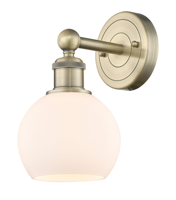 Innovations 616-1W-AB-G121-6 One Light Wall Sconce, Antique Brass