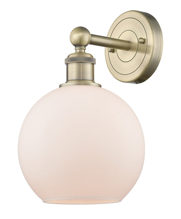 Innovations 616-1W-AB-G121-8 One Light Wall Sconce, Antique Brass