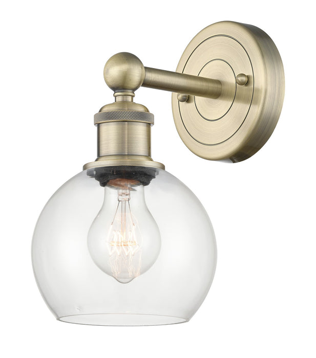 Innovations 616-1W-AB-G122-6 One Light Wall Sconce, Antique Brass