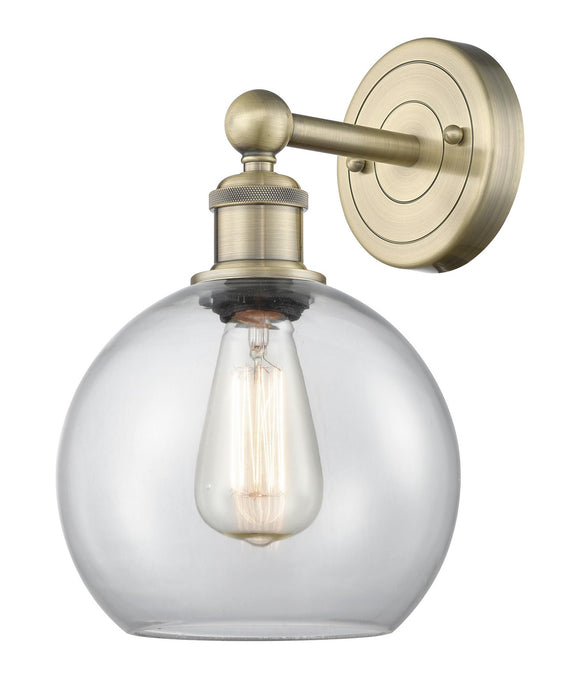 Innovations 616-1W-AB-G122-8 One Light Wall Sconce, Antique Brass