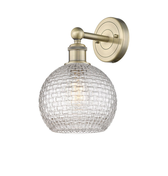 Innovations 616-1W-AB-G122C-8CL One Light Wall Sconce, Antique Brass
