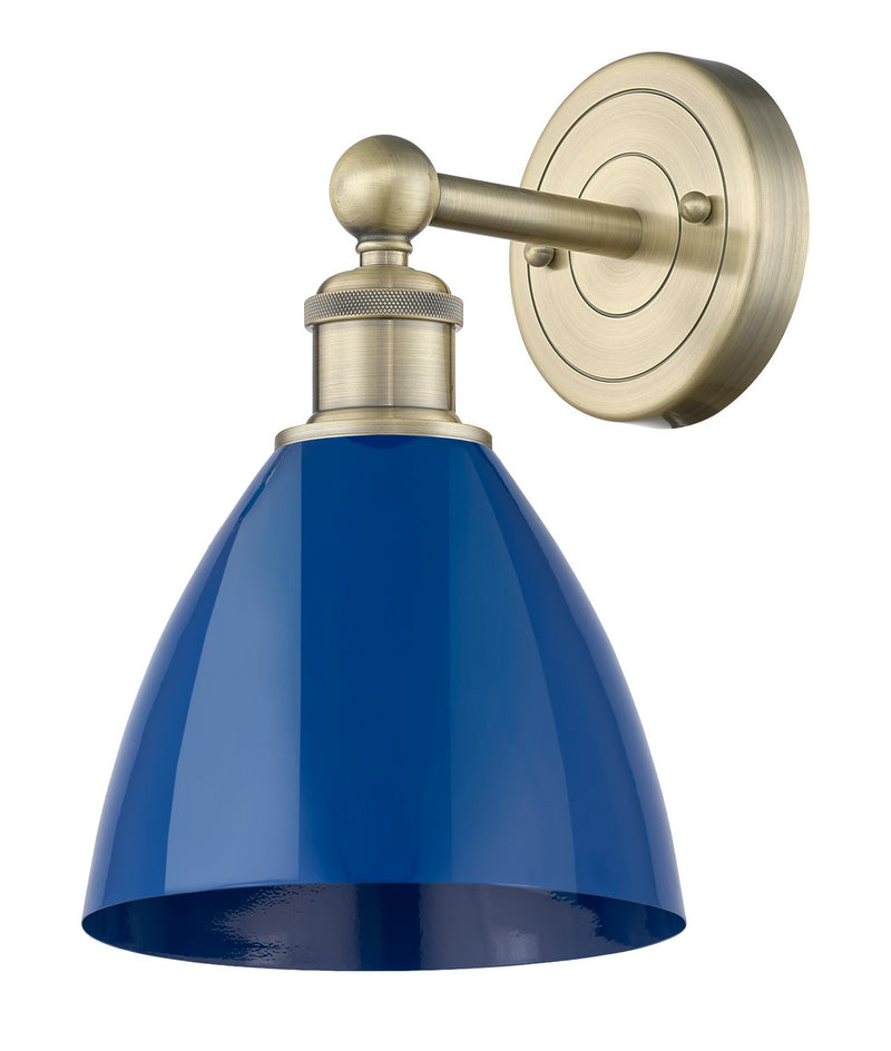 Innovations 616-1W-AB-MBD-75-BL One Light Wall Sconce, Antique Brass