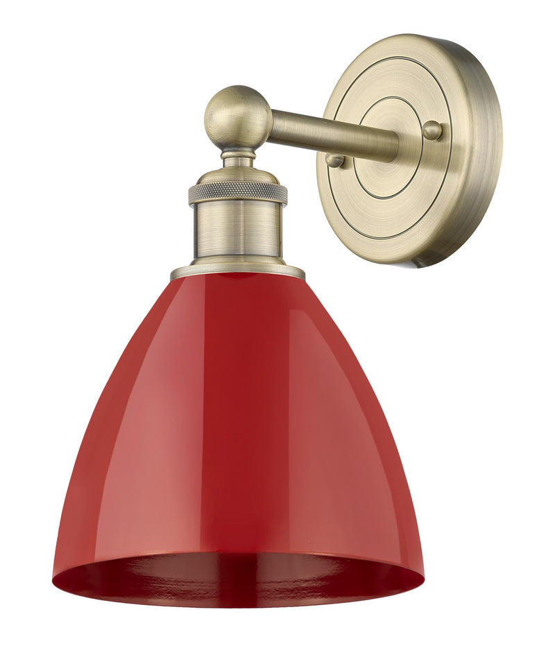 Innovations 616-1W-AB-MBD-75-RD One Light Wall Sconce, Antique Brass