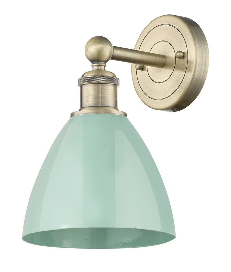 Innovations 616-1W-AB-MBD-75-SF One Light Wall Sconce, Antique Brass