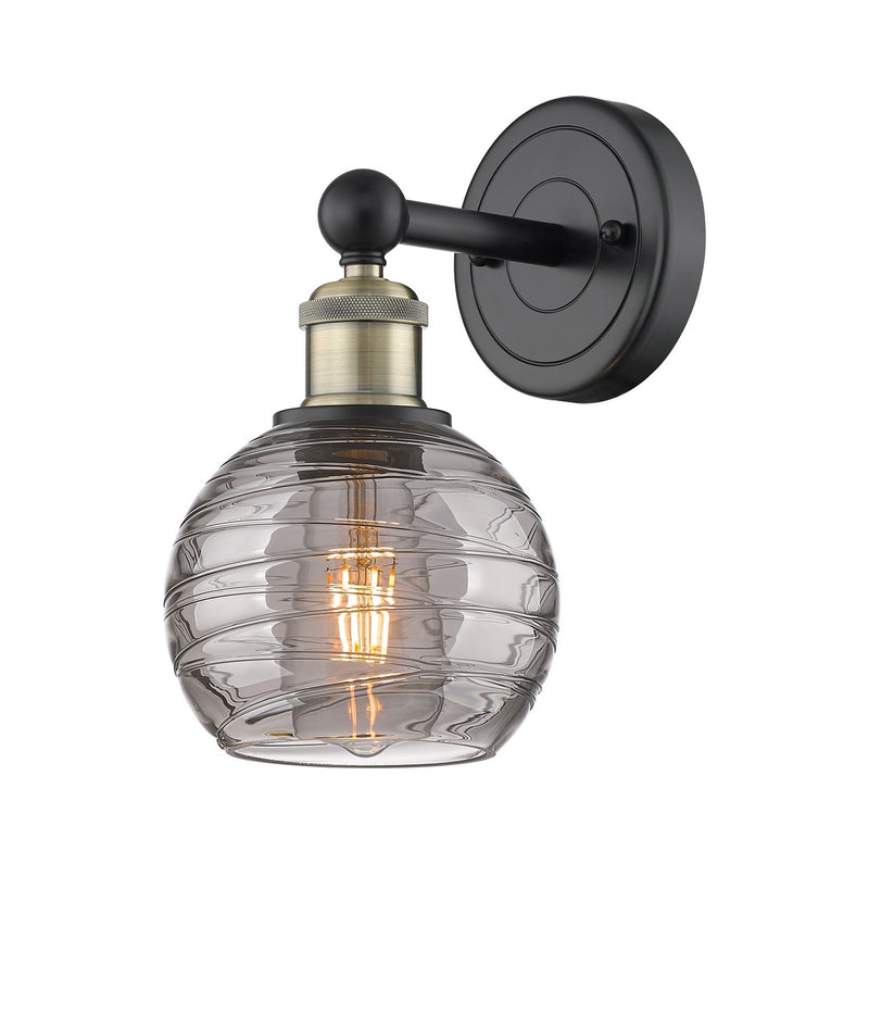 Innovations 616-1W-BAB-G1213-6SM One Light Wall Sconce, Black Antique Brass