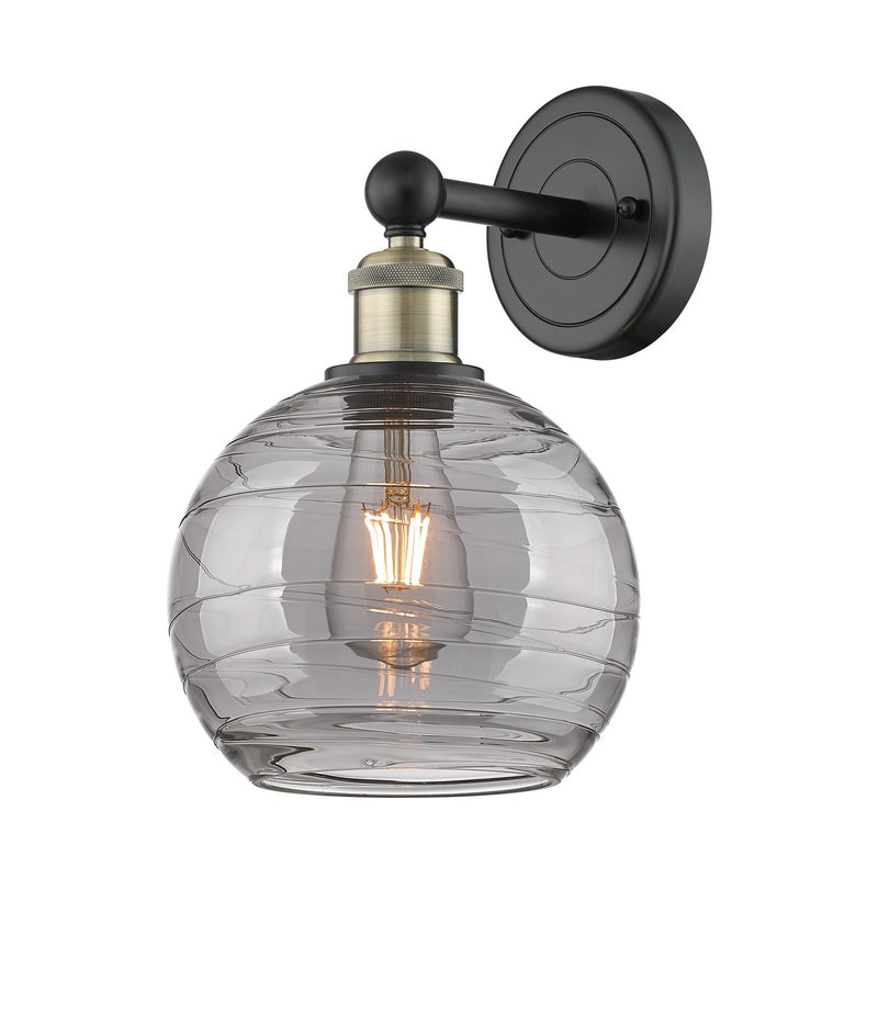 Innovations 616-1W-BAB-G1213-8SM One Light Wall Sconce, Black Antique Brass
