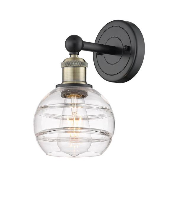 Innovations 616-1W-BAB-G556-6CL One Light Wall Sconce, Black Antique Brass