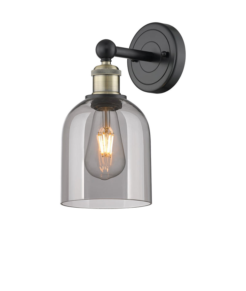 Innovations 616-1W-BAB-G558-6SM One Light Wall Sconce, Black Antique Brass