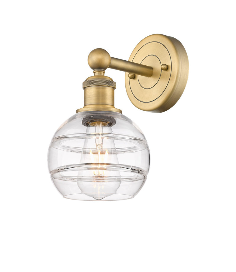 Innovations 616-1W-BB-G556-6CL One Light Wall Sconce, Brushed Brass