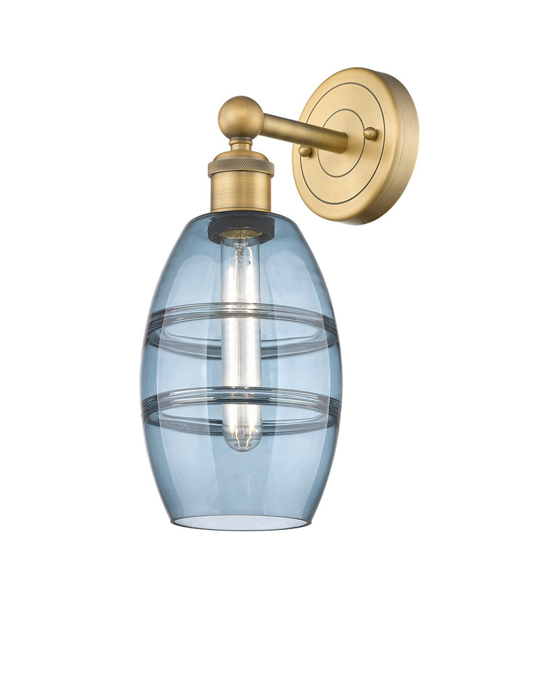 Innovations 616-1W-BB-G557-6BL One Light Wall Sconce, Brushed Brass