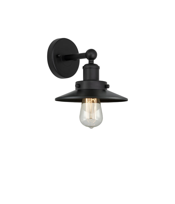 Innovations 616-1W-BK-M6-BK One Light Wall Sconce, Matte Black