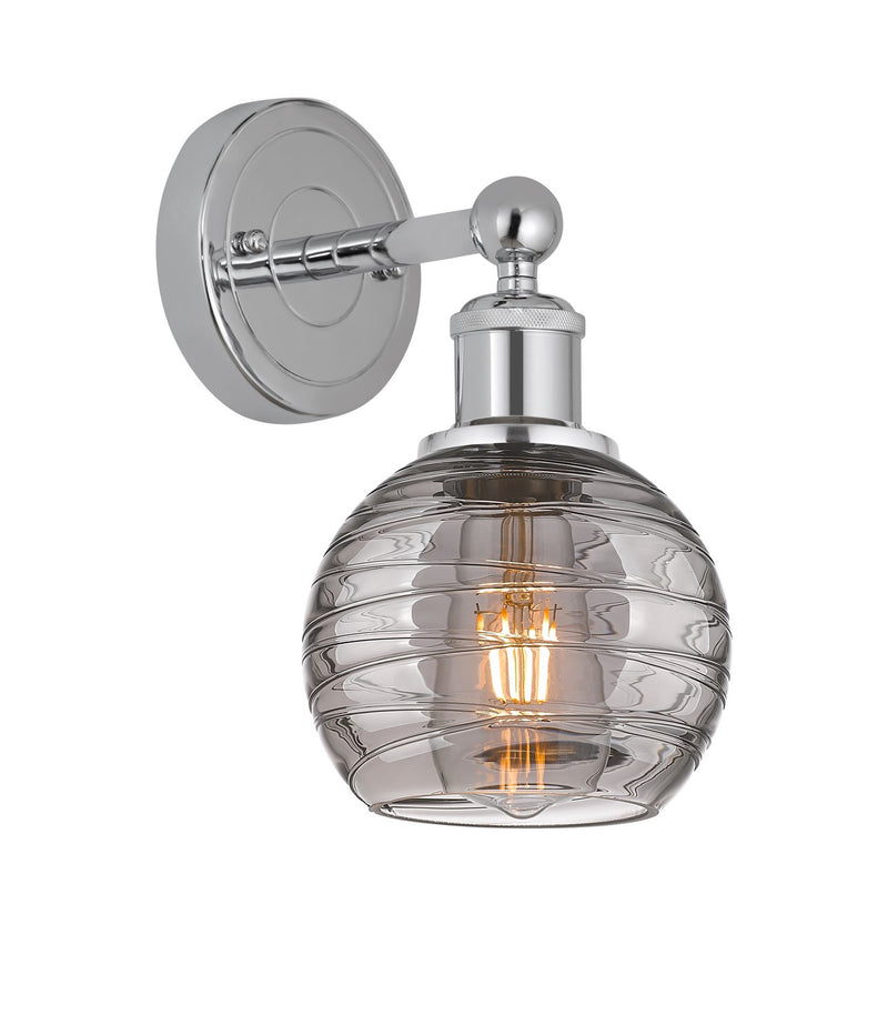 Innovations 616-1W-PC-G1213-6SM One Light Wall Sconce, Polished Chrome