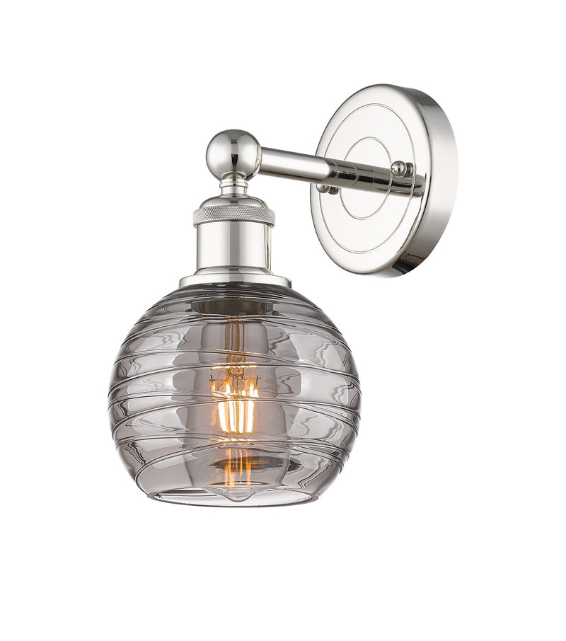 Innovations 616-1W-PN-G1213-6SM One Light Wall Sconce, Polished Nickel