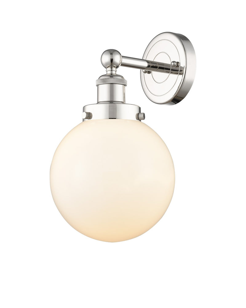 Innovations 616-1W-PN-G201-8 One Light Wall Sconce, Polished Nickel