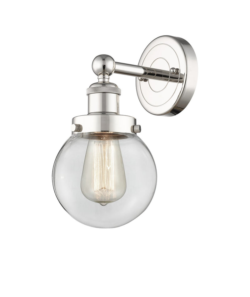 Innovations 616-1W-PN-G202-6 One Light Wall Sconce, Polished Nickel