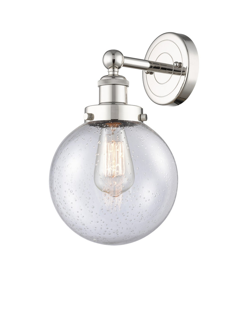 Innovations 616-1W-PN-G204-8 One Light Wall Sconce, Polished Nickel