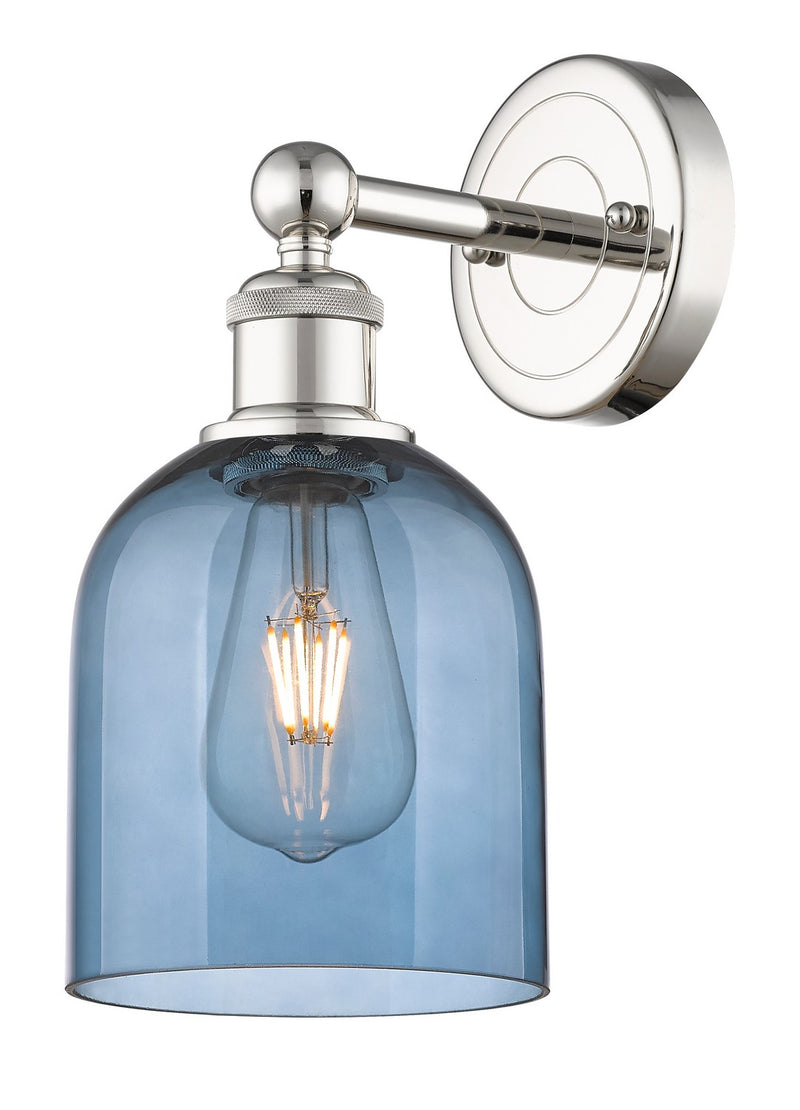 Innovations 616-1W-PN-G558-6BL One Light Wall Sconce, Polished Nickel