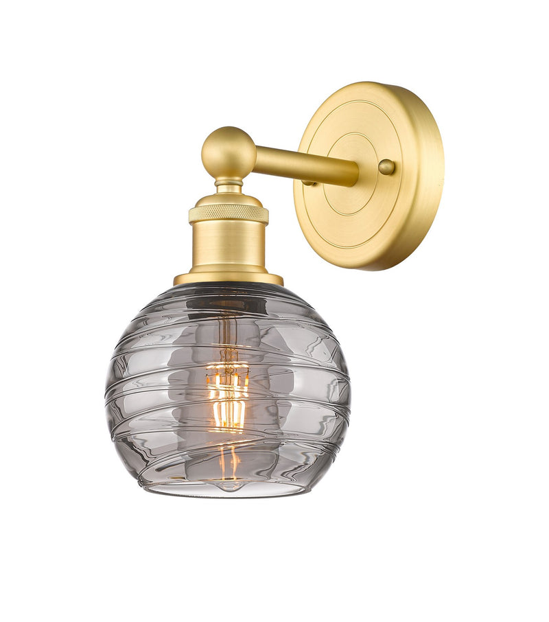 Innovations 616-1W-SG-G1213-6SM One Light Wall Sconce, Satin Gold
