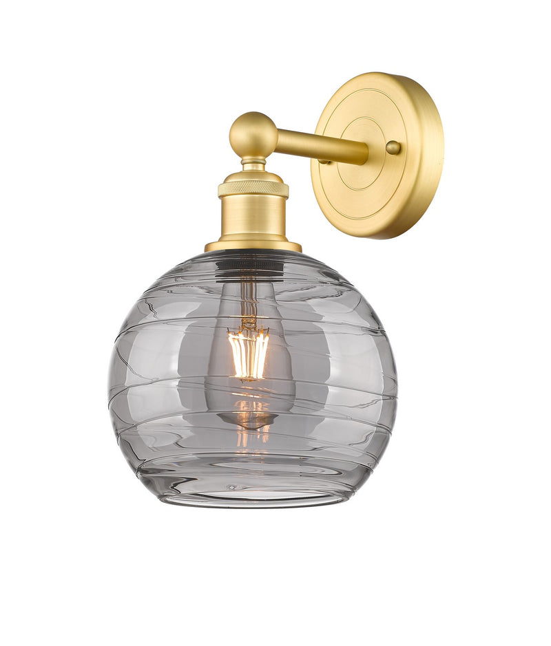 Innovations 616-1W-SG-G1213-8SM One Light Wall Sconce, Satin Gold