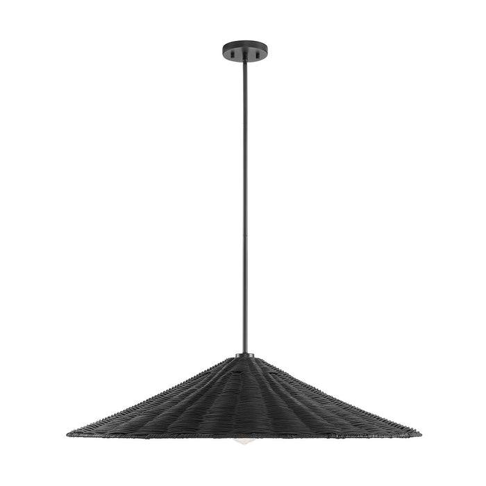 Meridian M7042MBK One Light Pendant, Matte Black