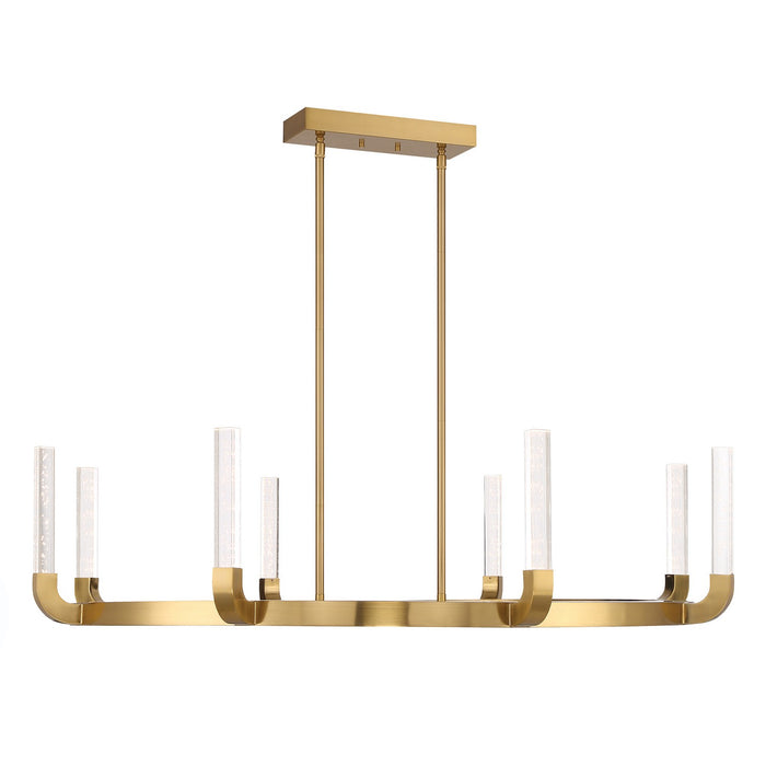 Savoy House 1-2507-8-322 LED Chandelier, Warm Brass