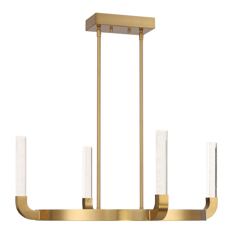 Savoy House 1-2508-4-322 LED Chandelier, Warm Brass