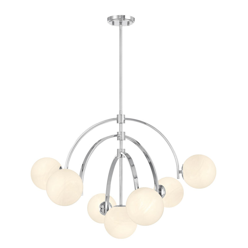 Savoy House 1-3319-7-11 Seven Light Chandelier, Polished Chrome