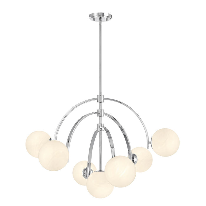 Savoy House 1-3319-7-11 Seven Light Chandelier, Polished Chrome