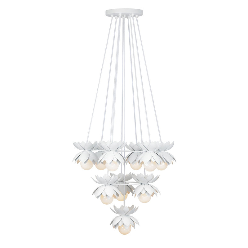 Savoy House 1-6914-10-47 Ten Light Chandelier, White Cashmere