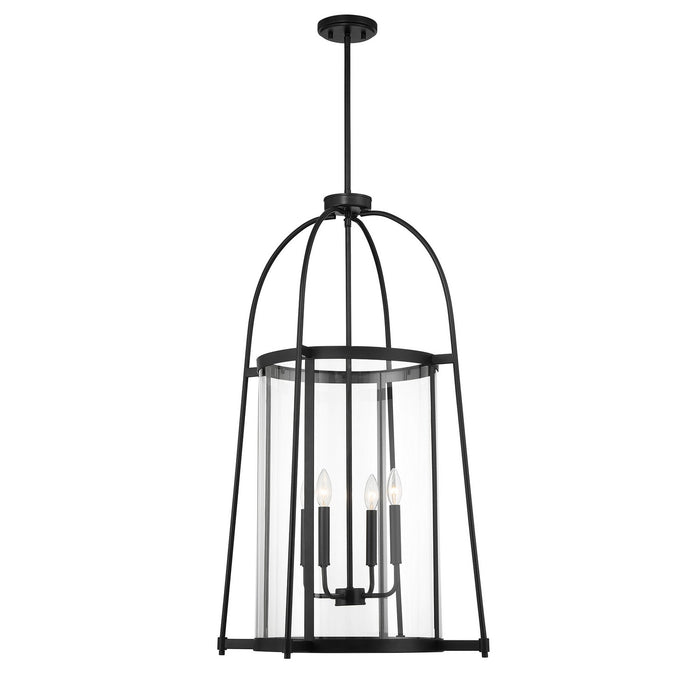 Savoy House 3-2406-4-89 Four Light Pendant, Matte Black