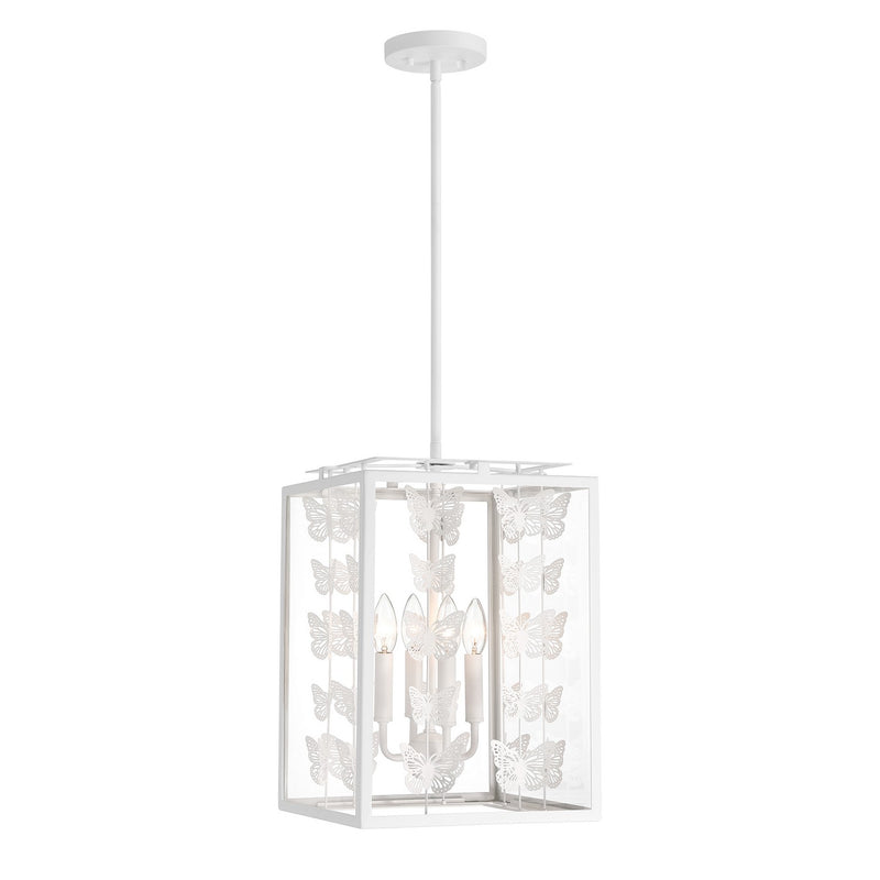 Savoy House 3-4197-4-83 Four Light Pendant, Bisque White
