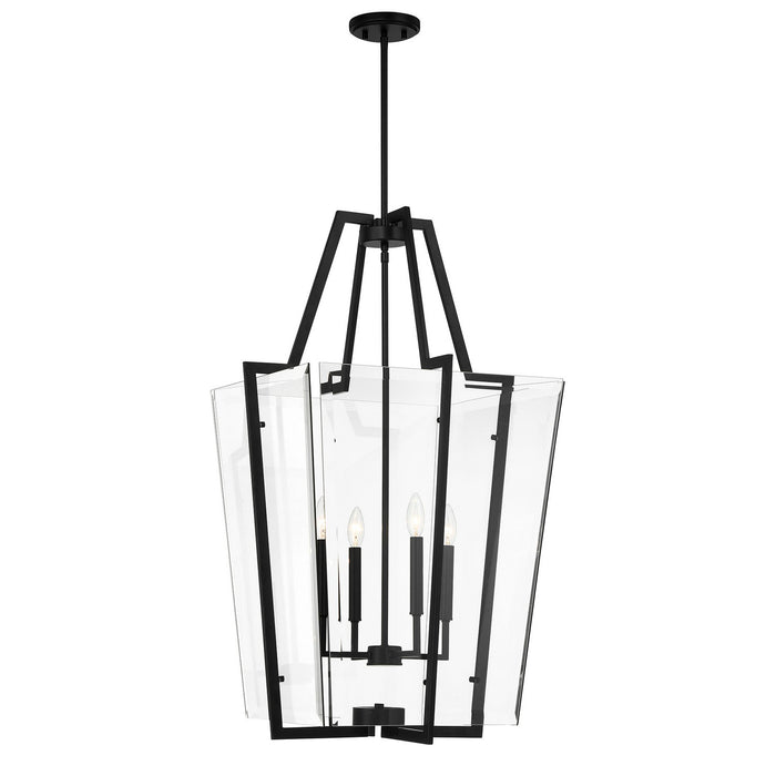 Savoy House 3-9950-4-89 Four Light Pendant, Matte Black