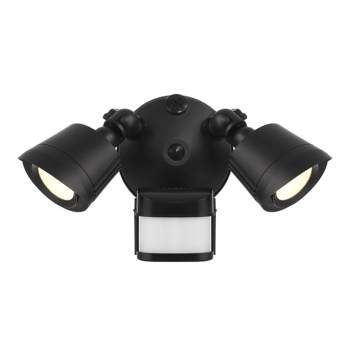 Savoy House 4-FLOOD-MS-A2-3000K-BK LED Motion Sensored Double Flood Light, Black