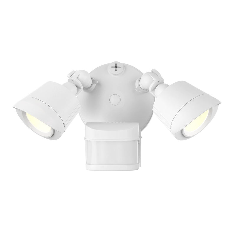 Savoy House 4-FLOOD-MS-A2-3000K-WH LED Motion Sensored Double Flood Light, White
