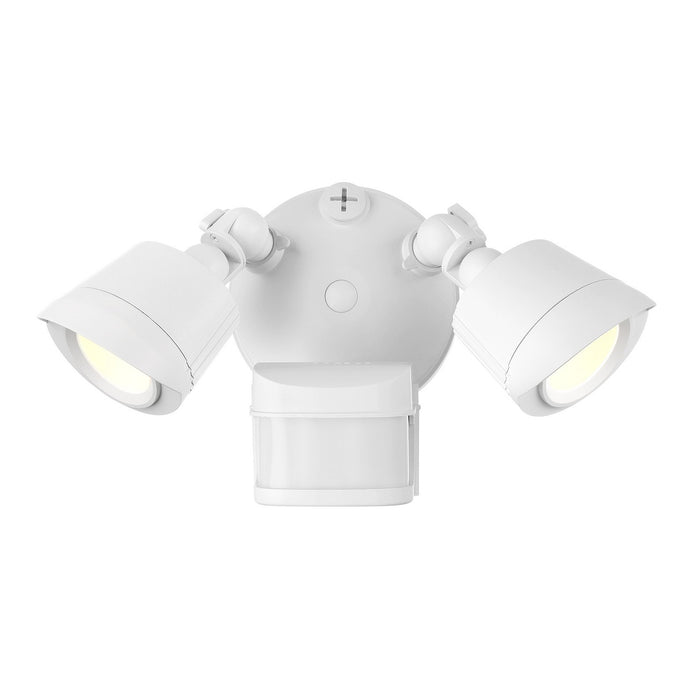 Savoy House 4-FLOOD-MS-A2-3000K-WH LED Motion Sensored Double Flood Light, White