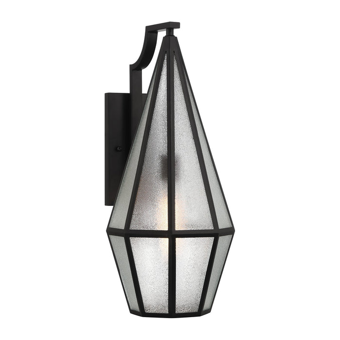Savoy House 5-705-BK One Light Outdoor Wall Lantern, Matte Black