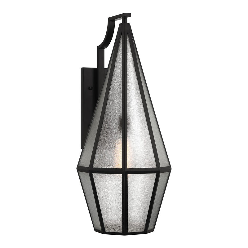 Savoy House 5-708-BK One Light Outdoor Wall Lantern, Matte Black