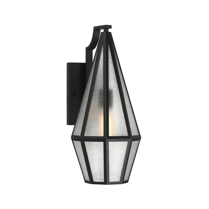 Savoy House 5-709-BK One Light Outdoor Wall Lantern, Matte Black