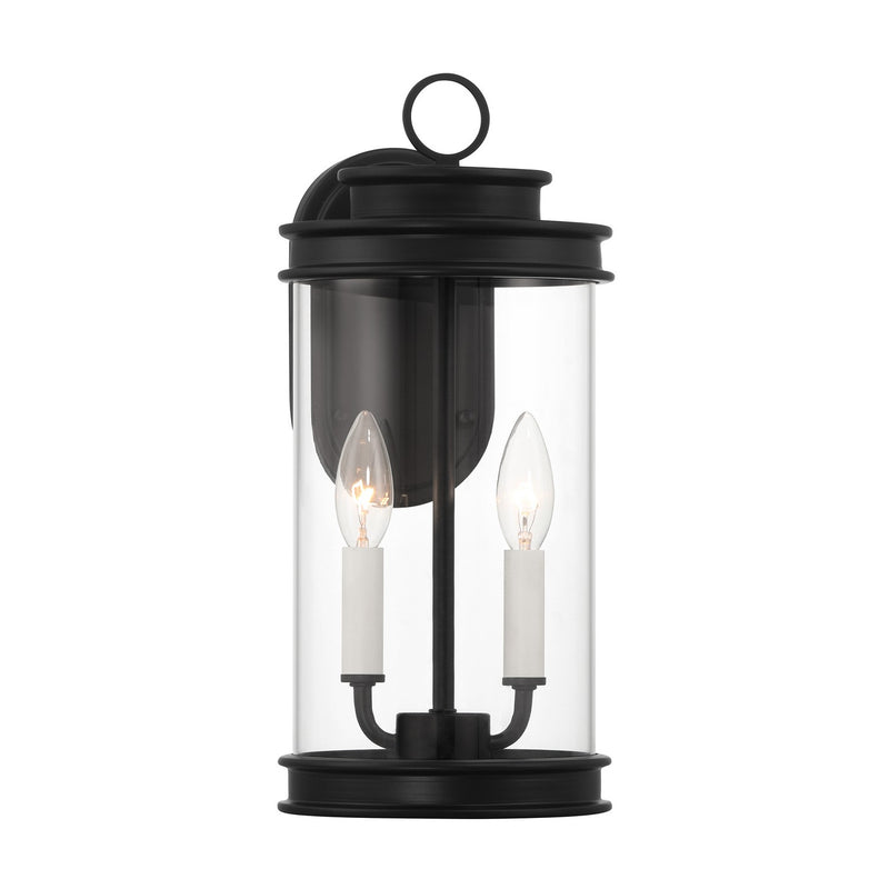 Savoy House 5-904-BK Two Light Outdoor Wall Lantern, Matte Black